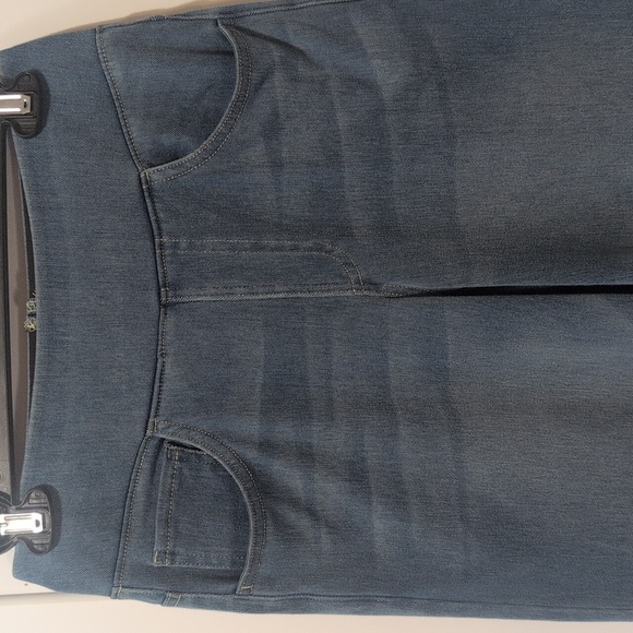 Halara Flex High Waist Wide Leg Washed Stretchy Knit Jeans Size XS Tall NWOT - Picture 3 of 10